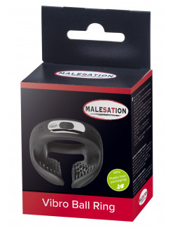 Anillo Vibrador con forma de bola - MALESATION