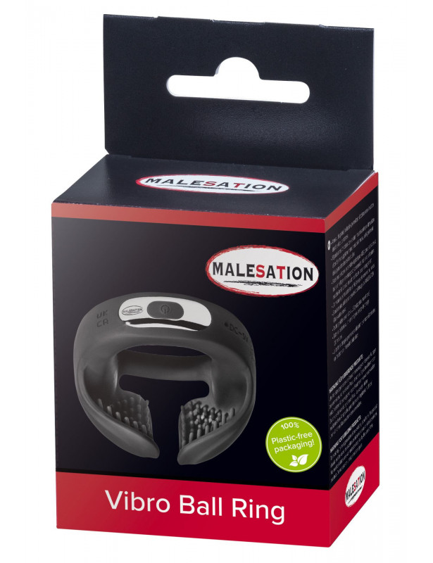 Anillo Vibrador con forma de bola - MALESATION