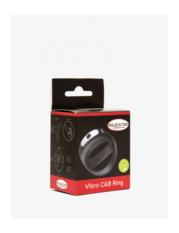 Anillo para el pene Vibro C&B Malesation4