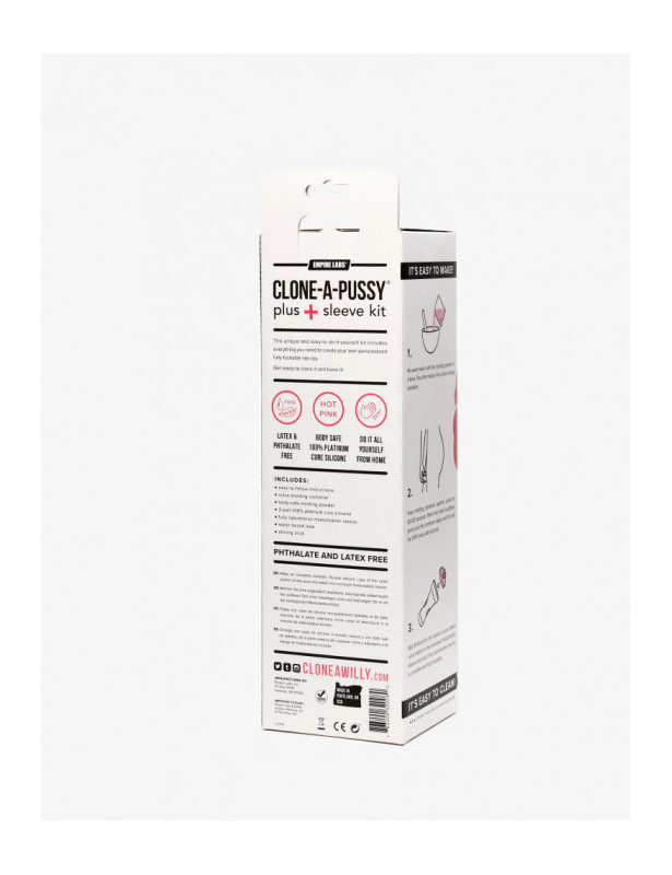 Kit de moldeado de vulva rosa - Clone a pussy 4