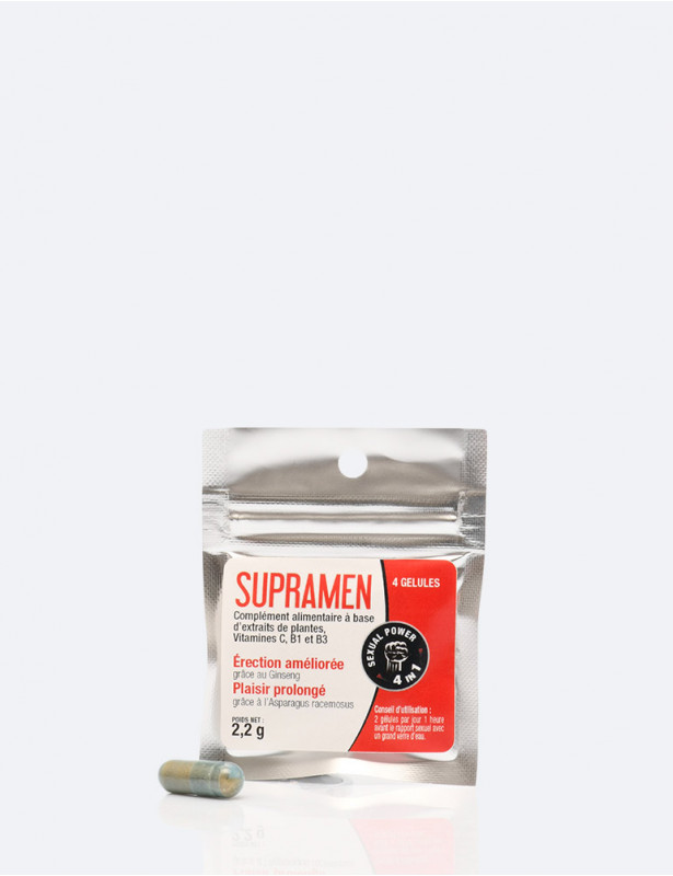 Potenciador Sexual SupraMen 4 Capsulas 2