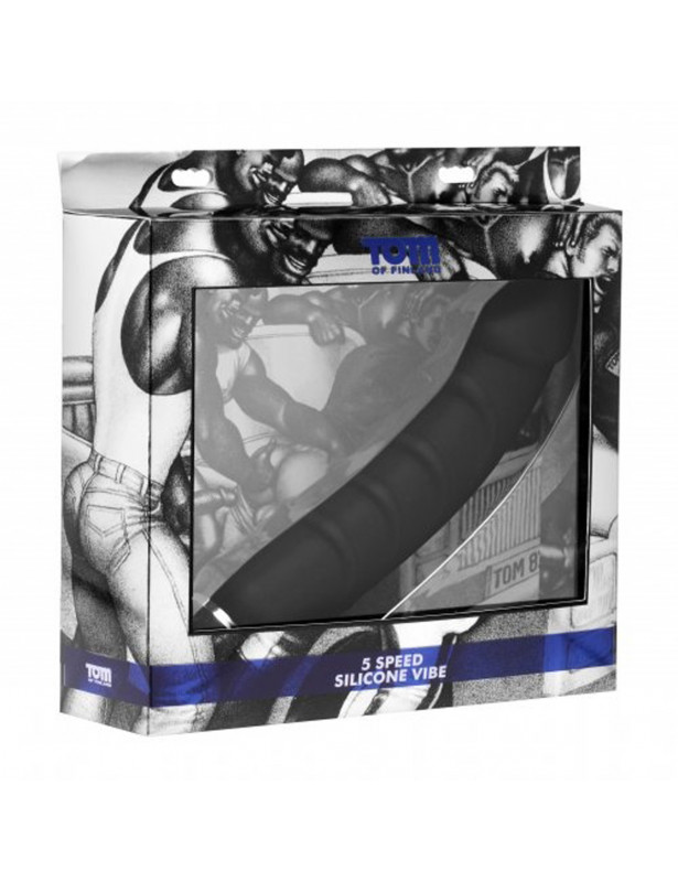 Vibrador de Punto P Silicona de 5 velocidades - Tom Of Finland