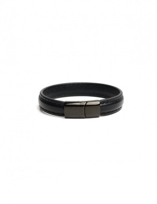 Anillo de Cuero para Pene All Black - 665
