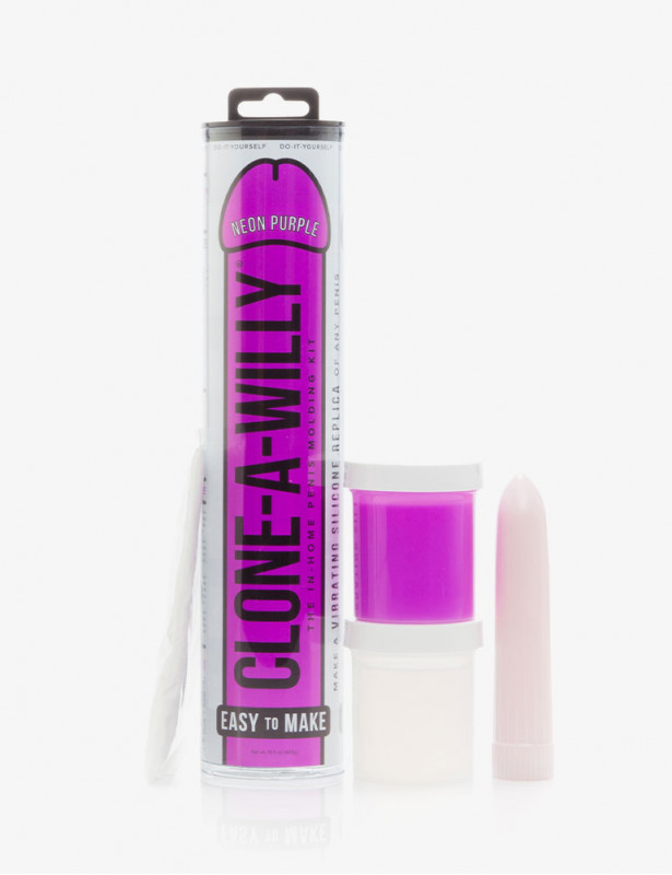 Kit Moldea tu Pene Neon Violeta - Kit Clone a Willy 2