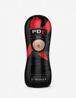 Masturbador Anal Vibratorio Elite PDX Light/Black