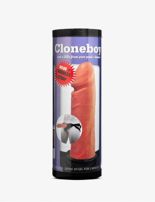 Dildo  y Harness Strap Flesh - Cloneboy