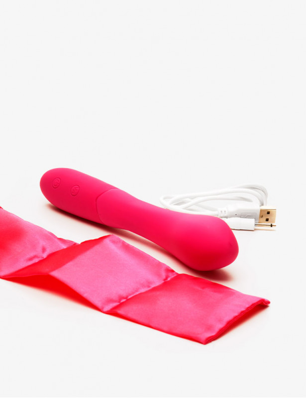Vibrador Silicona - GOODIES Sugar G-Spot USB Fushsia-4