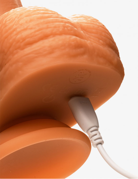 Consolador Mason Push-up, con calefacción, vibrador 6