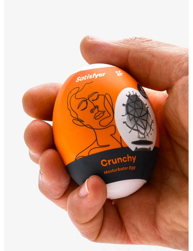 El Masturbador Masculino de Huevo Crunchy SATISFYER 3