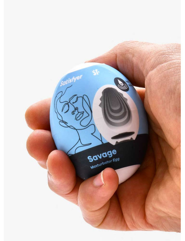 Masturbador Masculino de Huevo Savage - SATISFYER 3