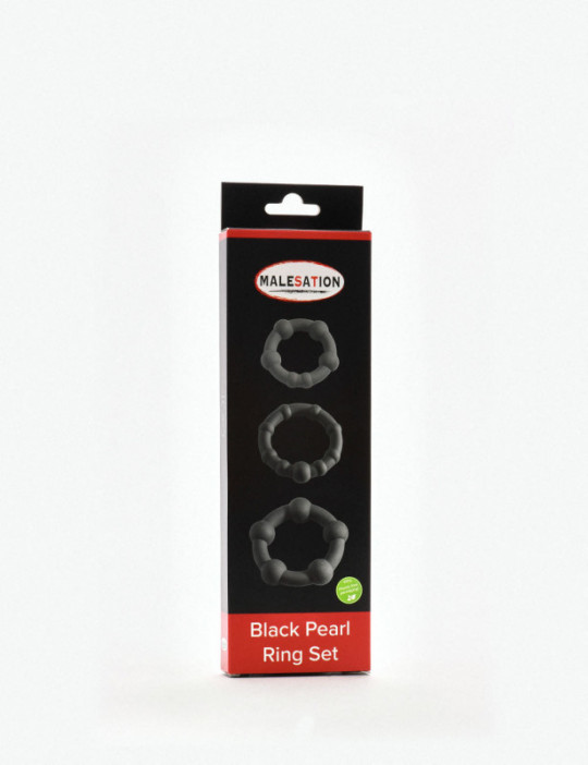 Set de Anillos Black Pearl MALESATION 3