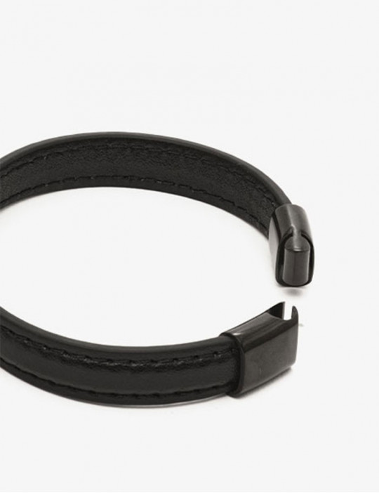 Anillo de Cuero para Pene All Black - 665