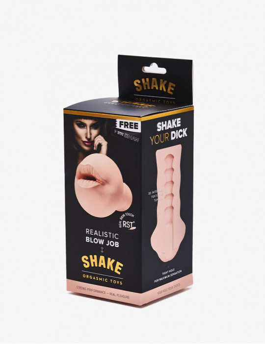 Masturbador Realista Shake - Blow Job - 15 cm