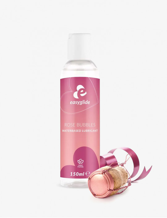 EasyGlide Rosa Bubbles Lubricante a base de agua - 150 ml