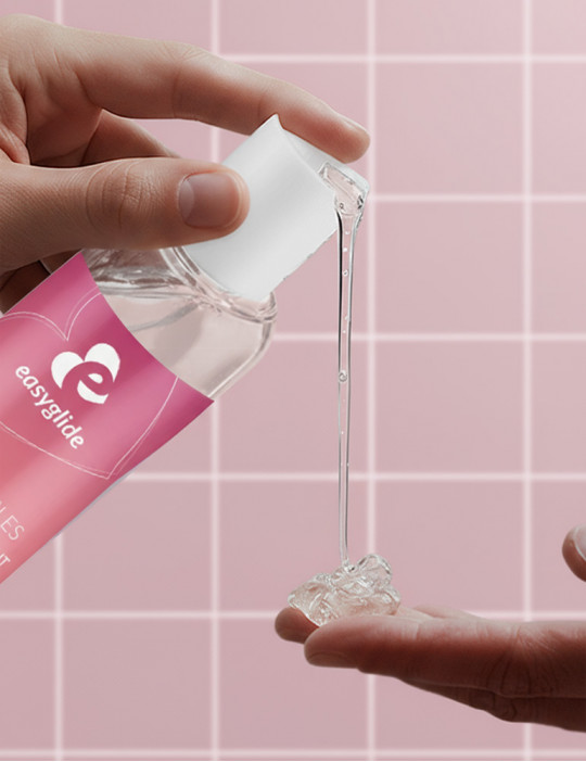 EasyGlide Rosa Bubbles Lubricante a base de agua - 150 ml