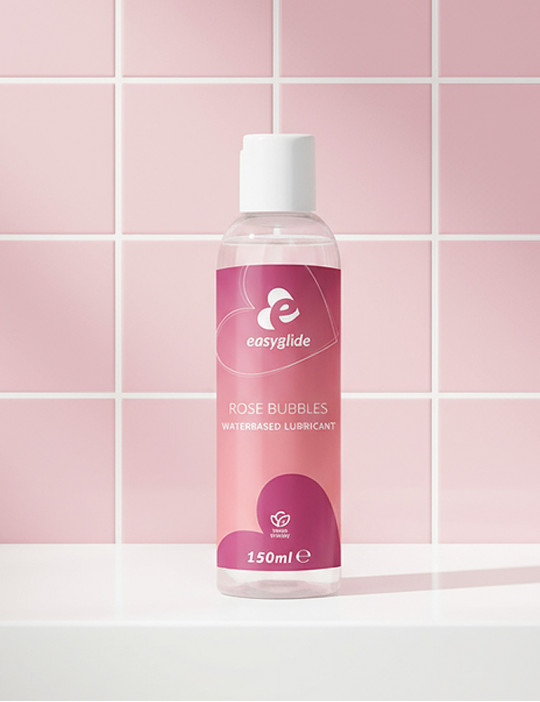EasyGlide Rosa Bubbles Lubricante a base de agua - 150 ml