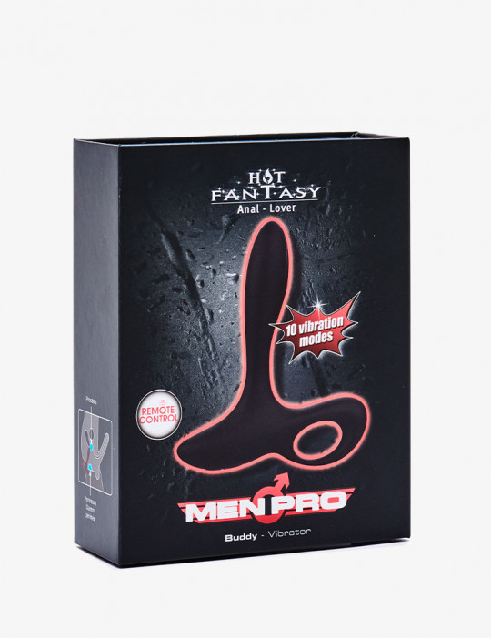 Estimulador De Próstata Vibrador - Hot Fantasy Men Pro  - Negro
