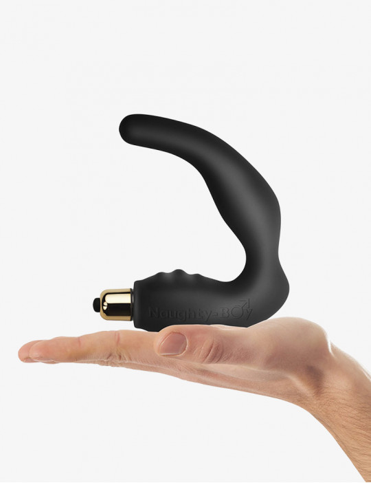 Estimulador De Próstata Vibrante - Naughty Boy - Negro