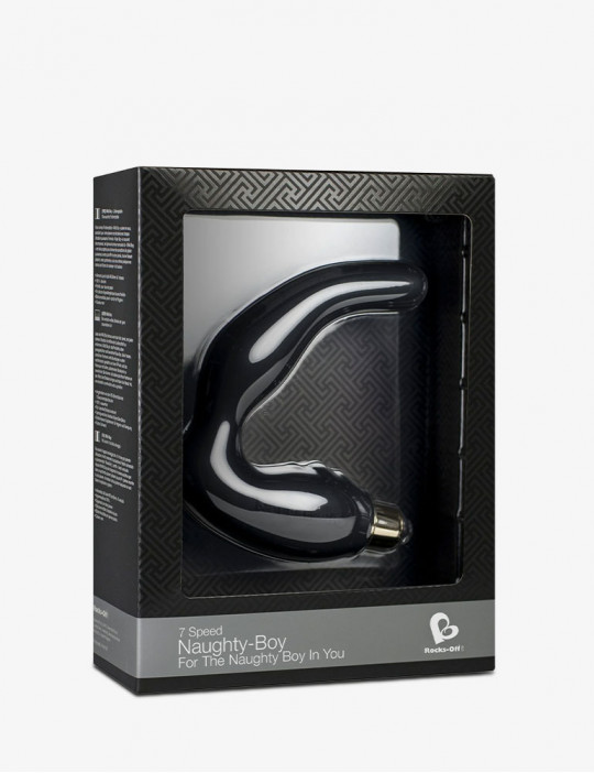 Estimulador De Próstata Vibrante - Naughty Boy - Negro