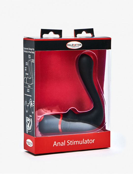 Estimulador De Próstata Vibrador Malesation - Anal Stimulator - Negro