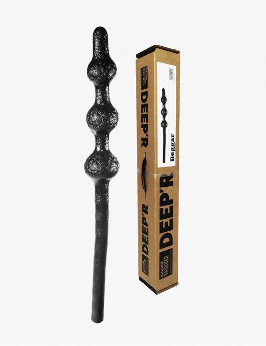 Consolador XL Deep’r - Beggar - 70 cm - Negro