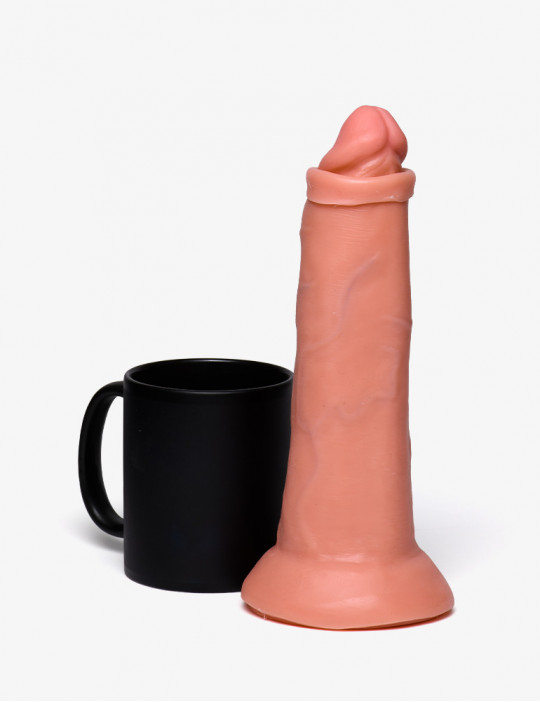 Consolador Realista Con Prepucio - King cock - 23 cm