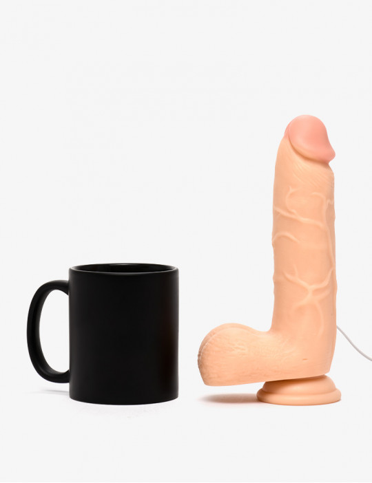 Consolador Realista Y Vibrador Adam – Shequ – 21 cm