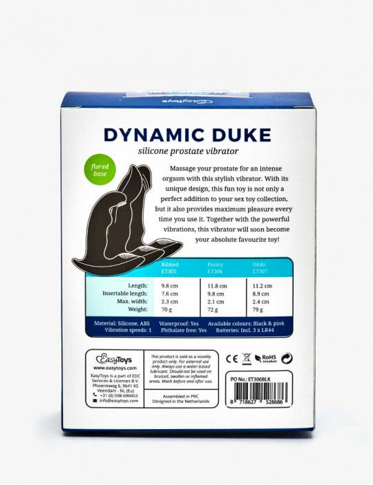 Estimulador De Próstata – Dynamic Duke – Negro