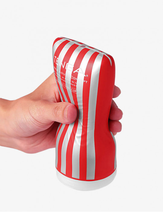 Masturbador Tenga - Soft Tube Cup - Rojo Y Gris