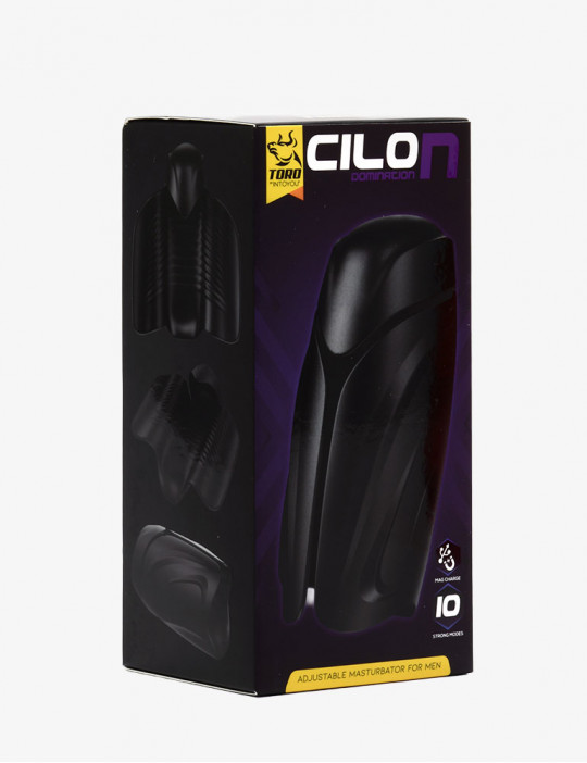 Masturbador Con Vibración Cilon - Ajustable - Negro