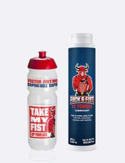 Pack Fuck & Fist Lubricante en Polvo 285g + Botella 750ml