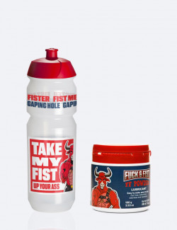 Pack Polvo Lubricante 100gr + Botella 750 ml Fuck & Fist