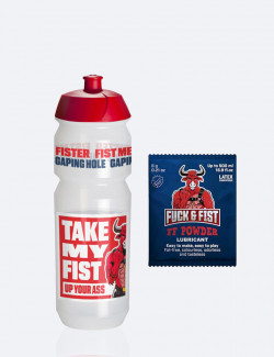 Pack Lubricante en Polvo 6g + Botella Fuck & Fist 750ml
