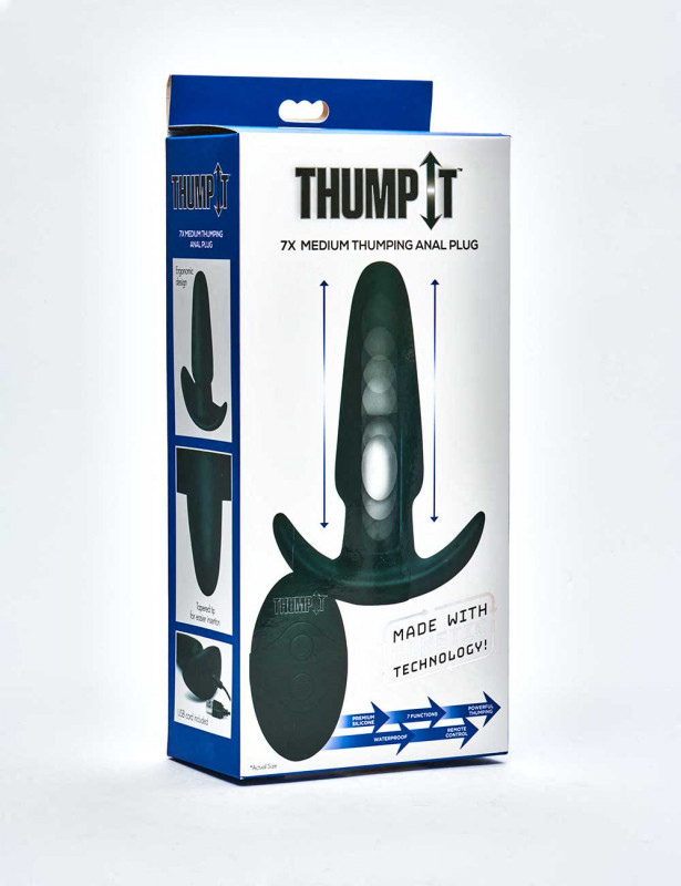 plug anal vibrador thumpit plug anal vibrador thumpit