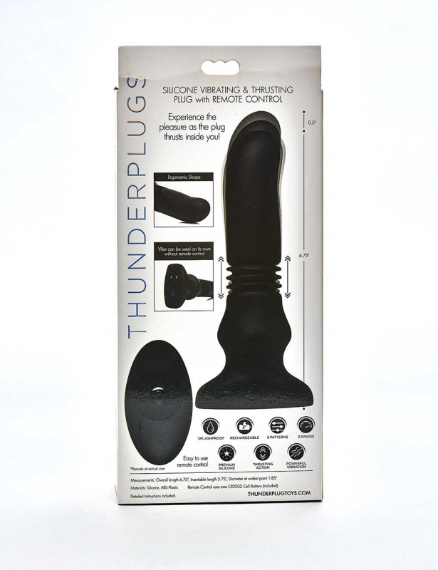 plug anal vibrador Thunderplugs vibrating-5