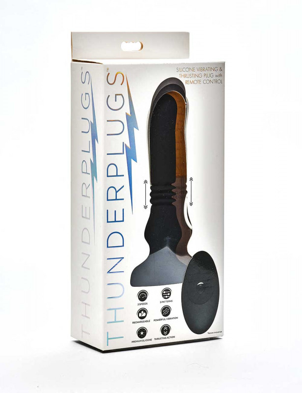 plug anal vibrador Thunderplugs vibrating