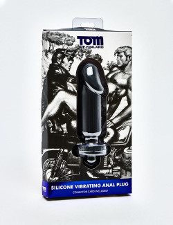 plug anal vibrador tom of finland