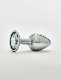 plug anal diamante metal