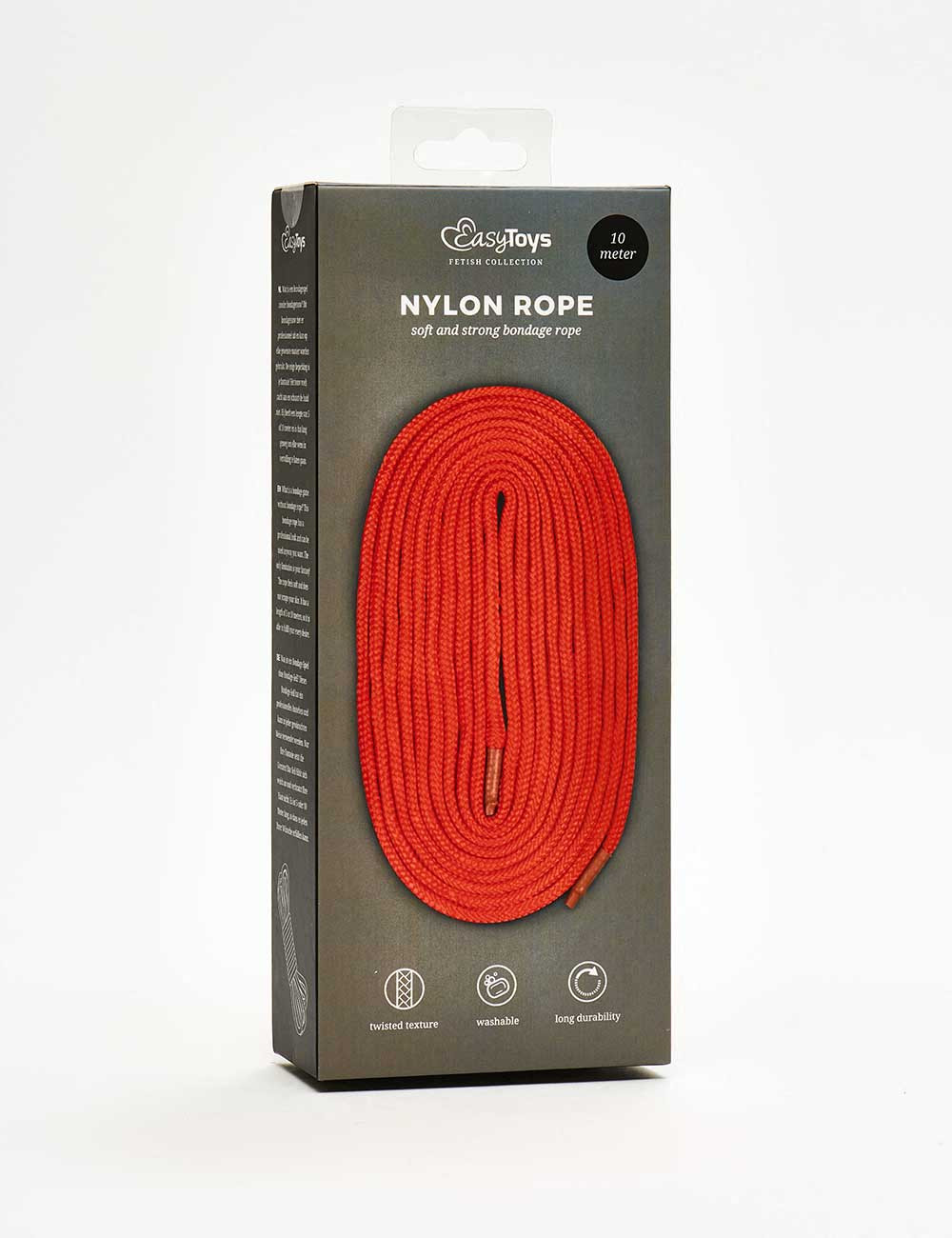 Cuerda Bondage - Nylon - Roja - 10 m