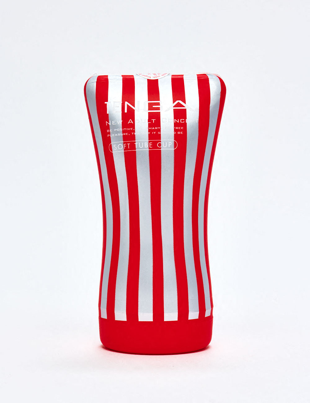 Masturbador Tenga - Soft Tube Cup - Rojo Y Gris