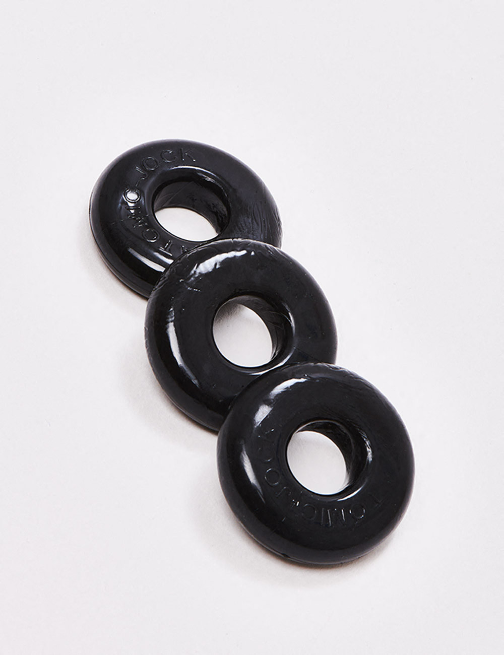 Pack de 3 Anillos Para Pene - Flex TPR - Oxballs - Negro