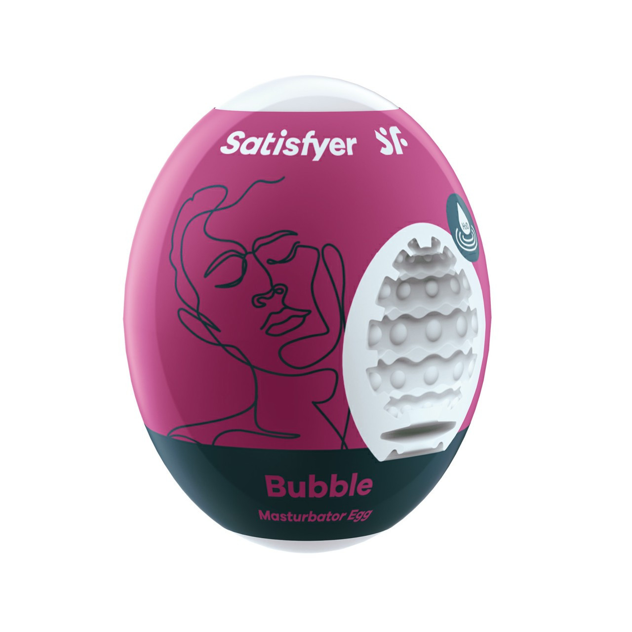 Masturbador Masculino de Huevo Bubble - SATISFYER