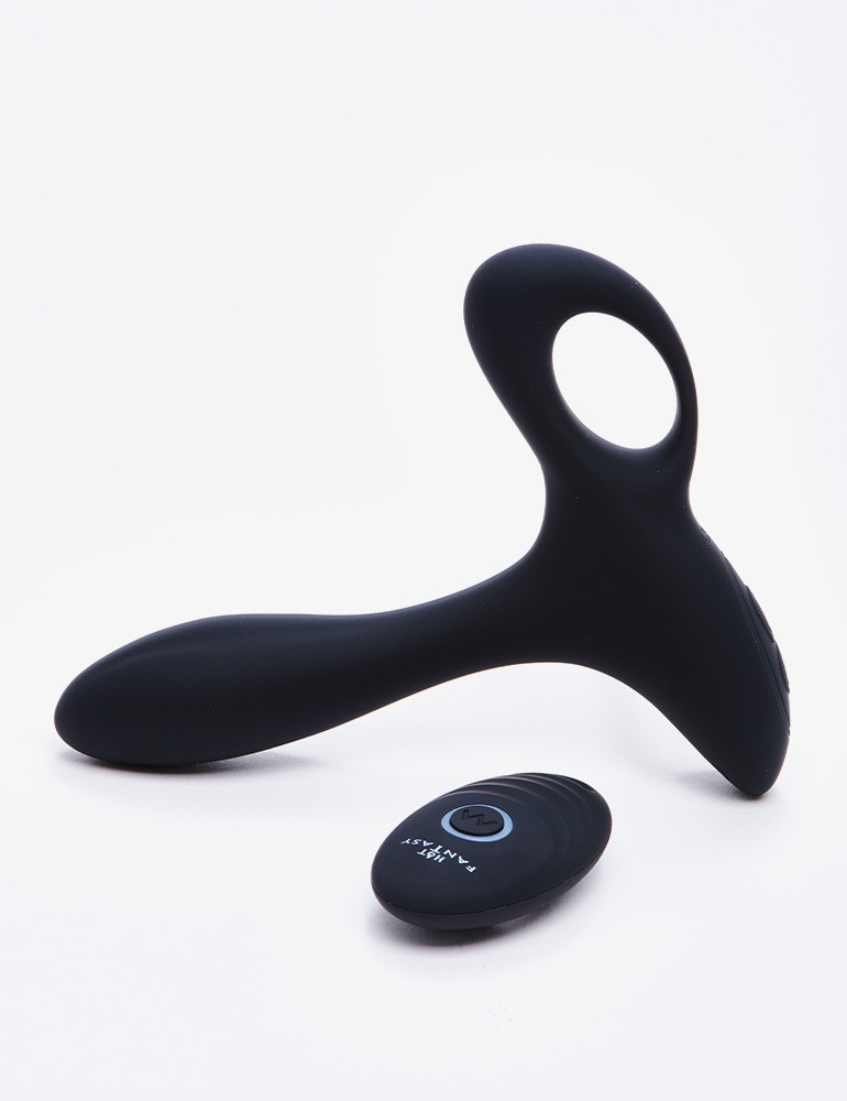 Estimulador De Próstata Vibrador - Hot Fantasy Men Pro  - Negro